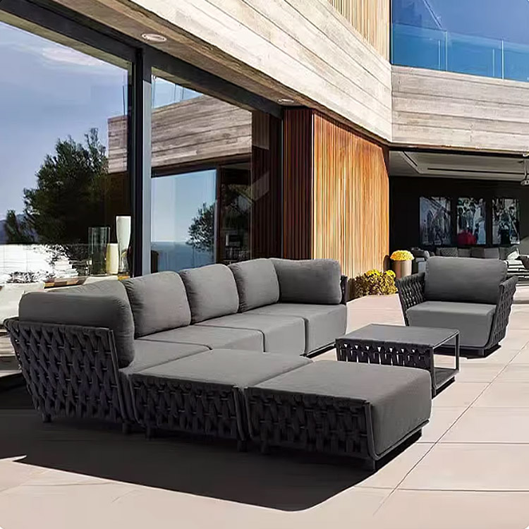 Outdoor Furniture Luxury - # Lüks Rattan Alüminyum Açık Hava