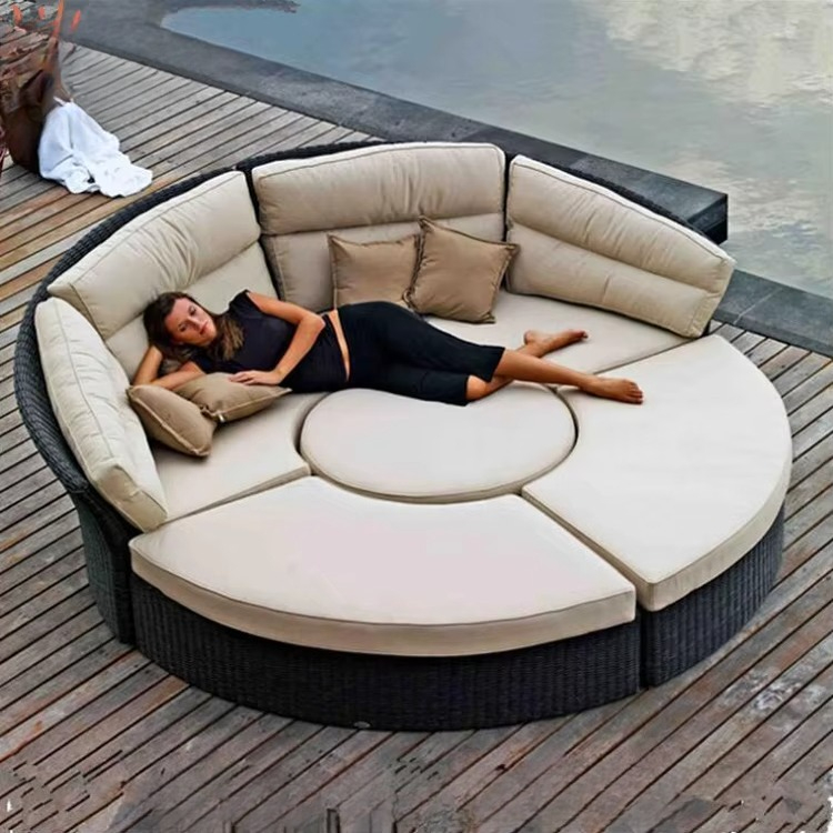 Outdoor Furniture Luxury - Lüks Bahçe Açık Hava Mobilyası Yuvarlak
