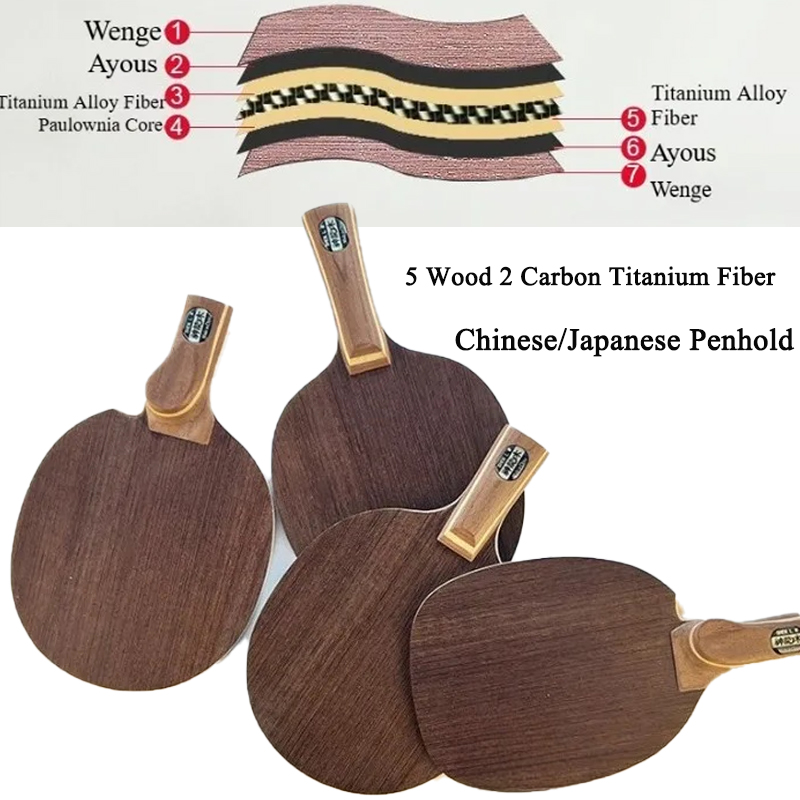 Outdoor Furniture Wood - Masa Tenisi Raketi Çin/Japon Penhold 5