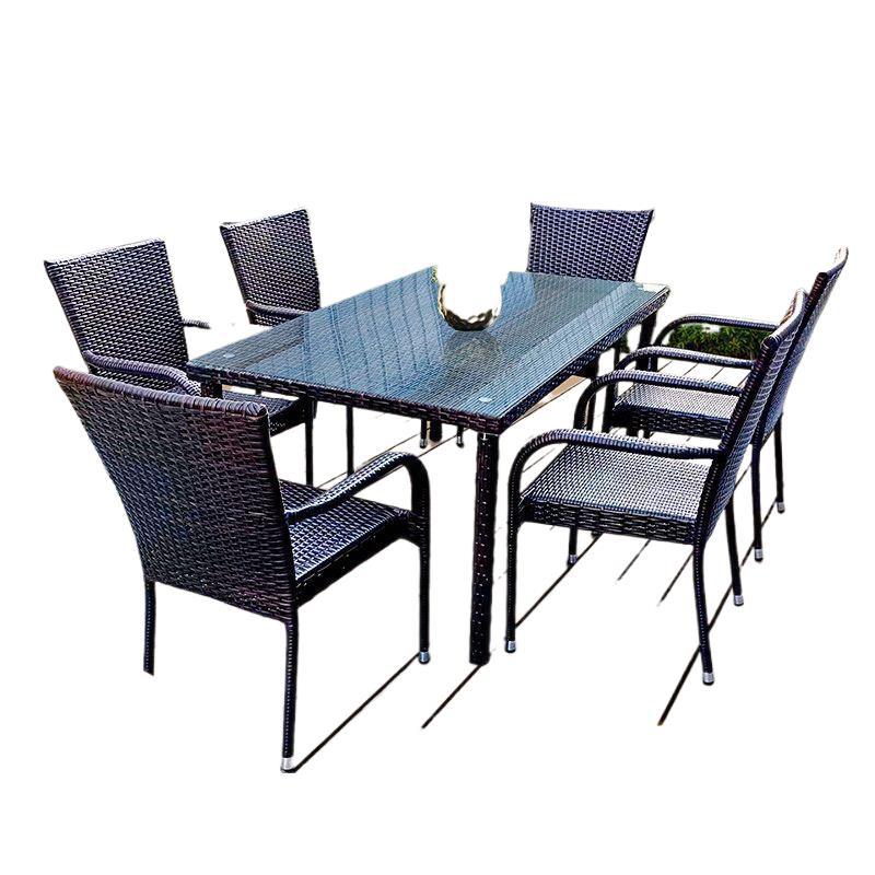 Dış mekan rattan masalar ve sa - Outdoor Furniture Metal incelemesi ve fiyatı