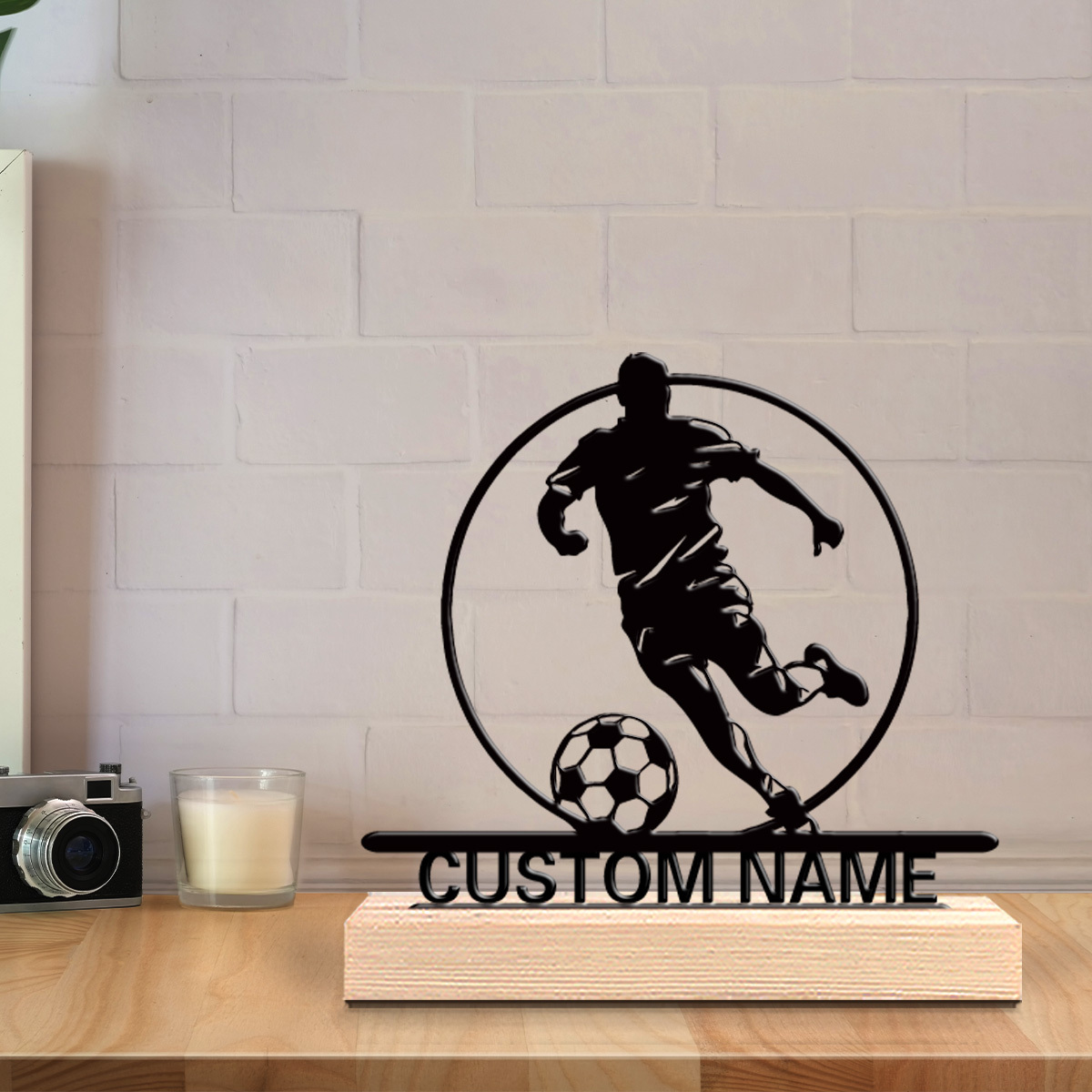 İsme Özel Metal Futbolcu Heyke - Outdoor Furniture Wood incelemesi ve fiyatı