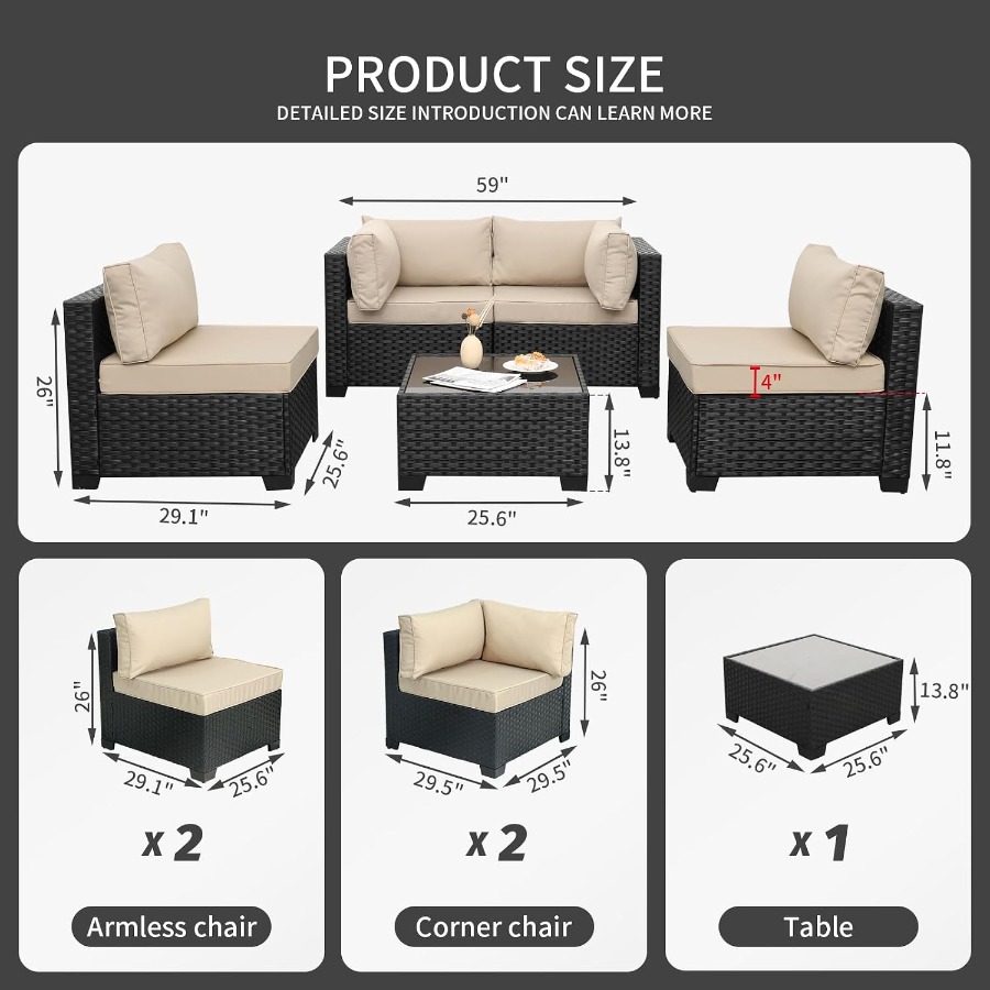 Dış Mekan 5 Parçalı Veranda Mo - Outdoor Furniture Metal Chairs incelemesi ve fiyatı