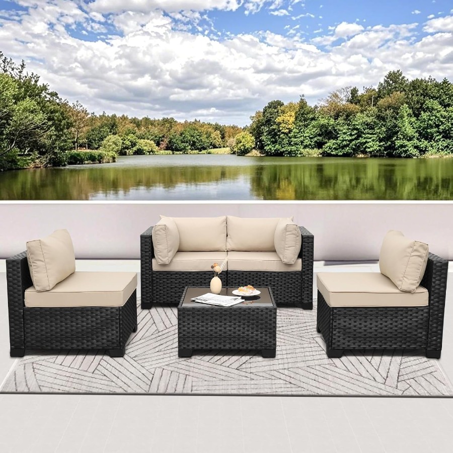 Dış Mekan 5 Parçalı Veranda Mo - Outdoor Furniture Metal Chairs incelemesi ve fiyatı