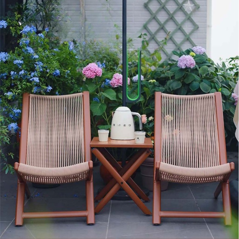 Rattan Örgülü Açık Hava Dinlen - Outdoor Furniture Metal Chairs incelemesi ve fiyatı