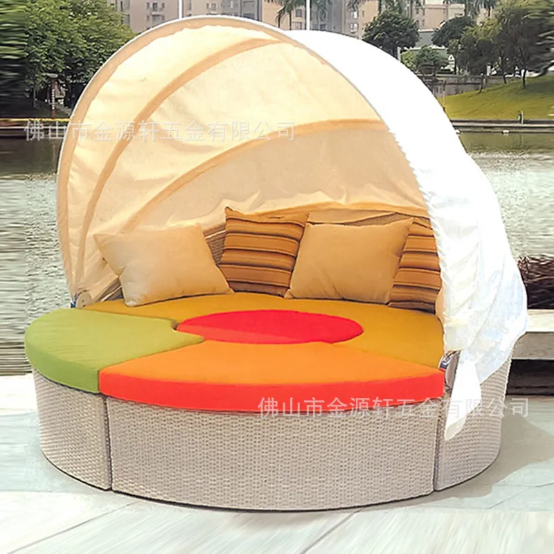 Yuvarlak Rattan Açık Hava Şezl - Outdoor Daybed Furniture incelemesi ve fiyatı